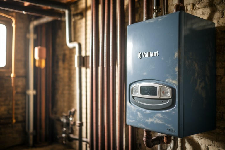 chaudiere-vaillant-sous-sol-tuyaux