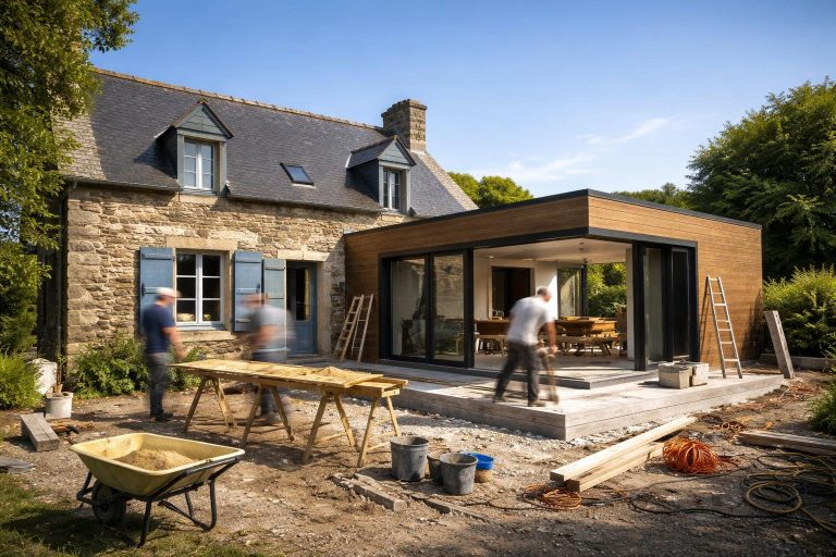 maison-bretonne-chantier-extension-moderne