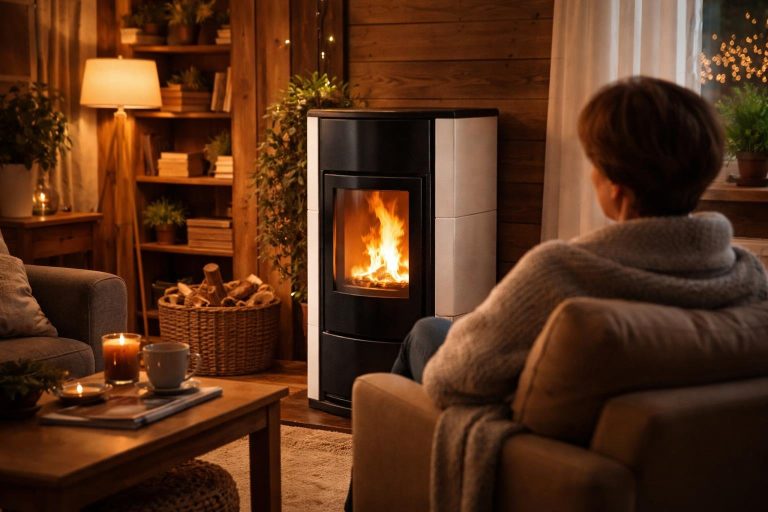 poele-granules-personne-fauteuil-feu