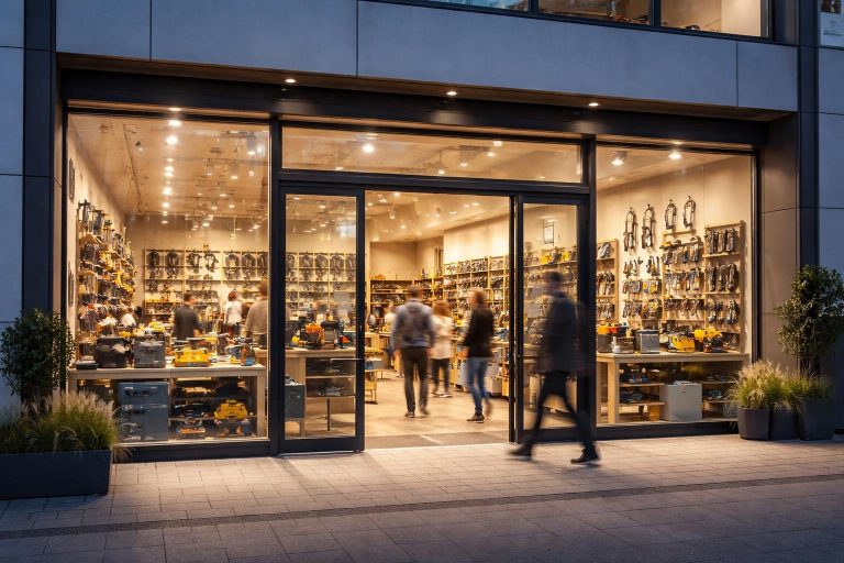 magasin-moderne-vitrine-outils-bricolage