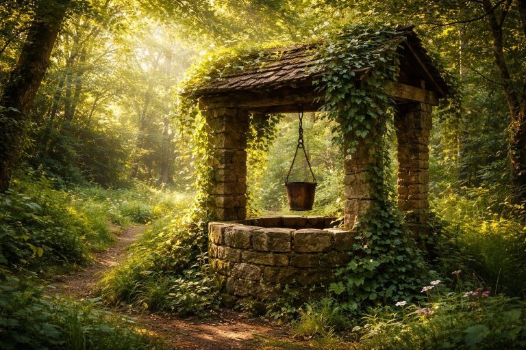 puits-ancien-plantes-pierre-mystere