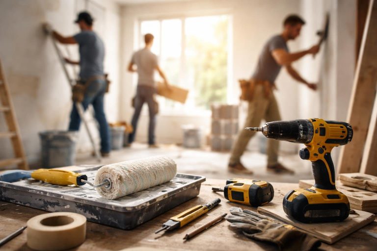 outils-renovation-ouvriers-flou-fenetre