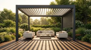 Pergola bioclimatique : tout ce qu'il faut savoir avant de l'installer dans votre jardin