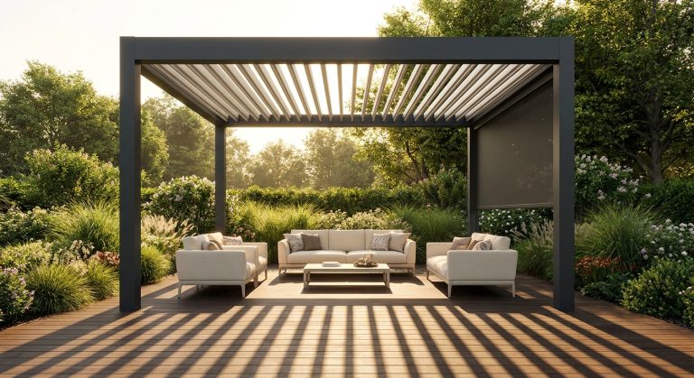 Pergola bioclimatique : tout ce qu'il faut savoir avant de l'installer dans votre jardin